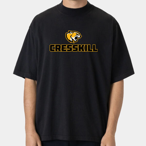 Unisex Oversized Short Sleeve High Mockneck T-Shirt (Personalized) Thumbnail